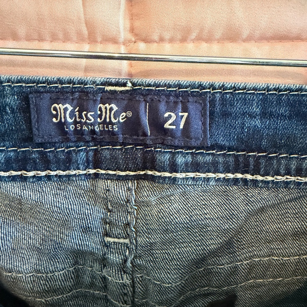Miss Me Dark Blue Boot Cut Jeans - Picture 2 of 4